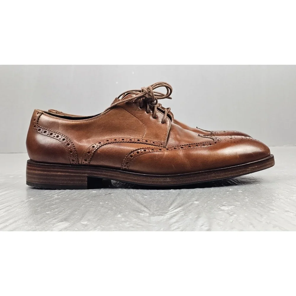 Cole Haan Harrison Dress Shoes Mens 10.5 M Original Grand Wingtip Oxford NWOB
